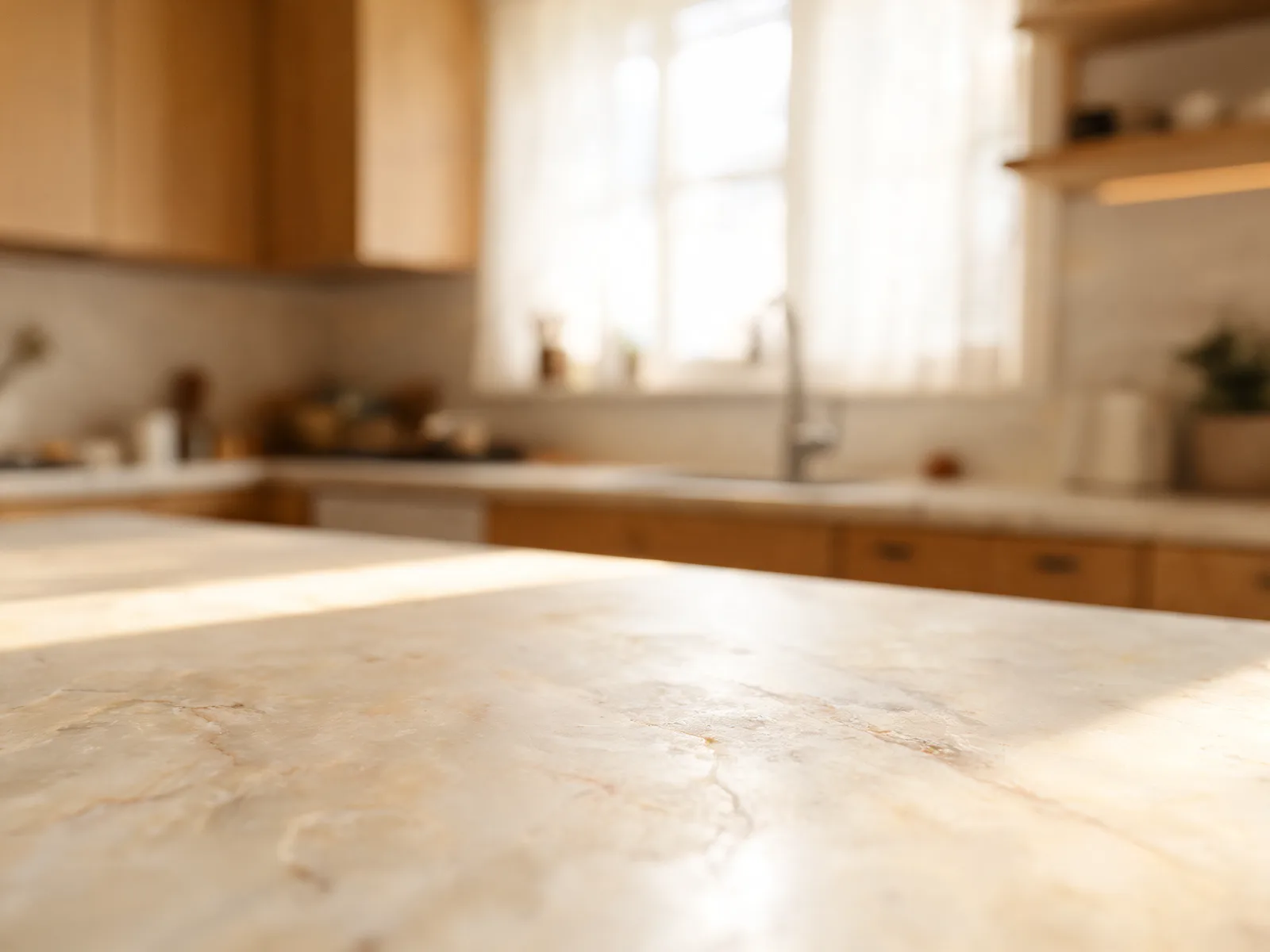 Præcisionsarbejde på bordpladesamling ved køkkenrenovering i København